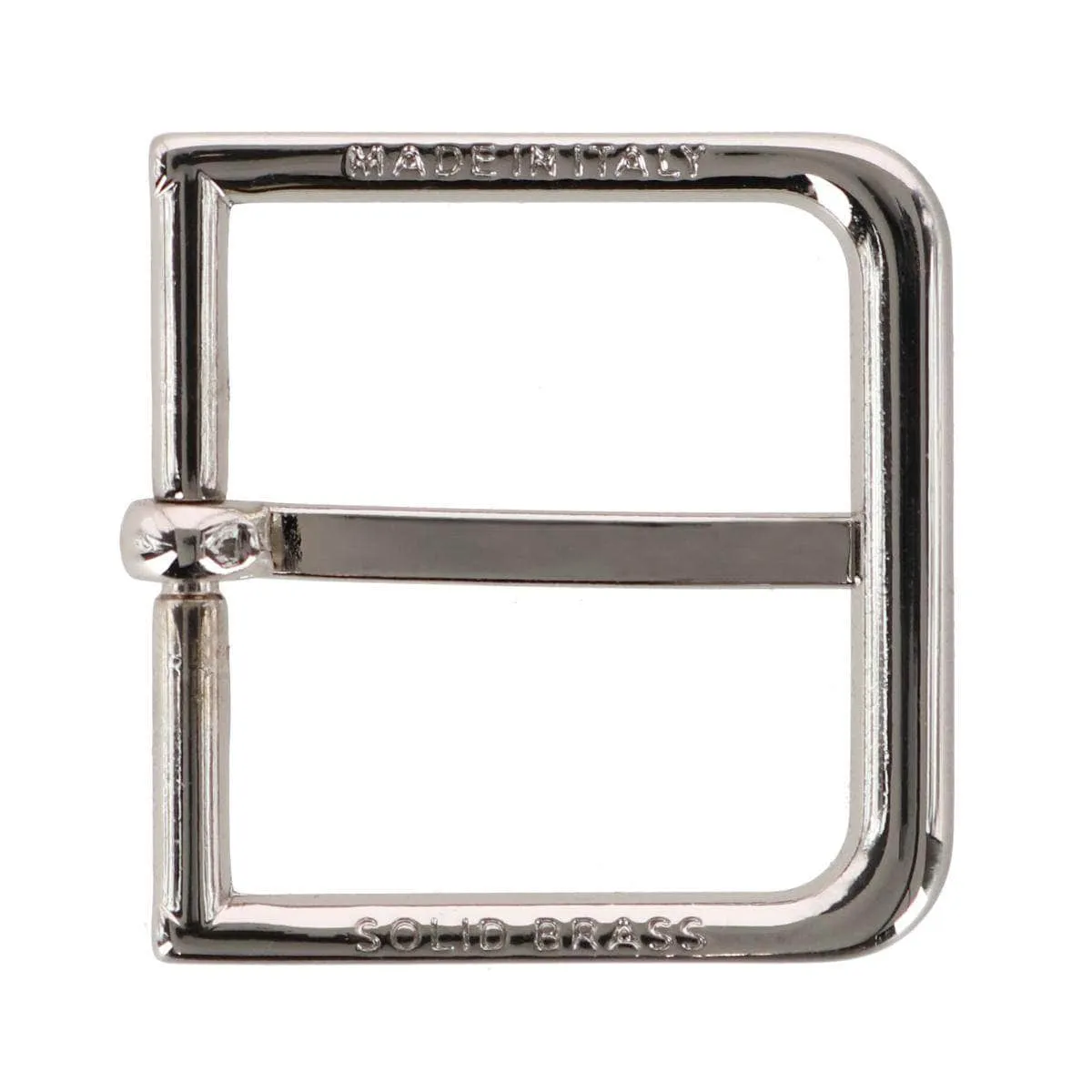 35mm Italian Polished Brass Rounded Buckle