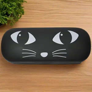 Black Cat Design Hard Glasses Case