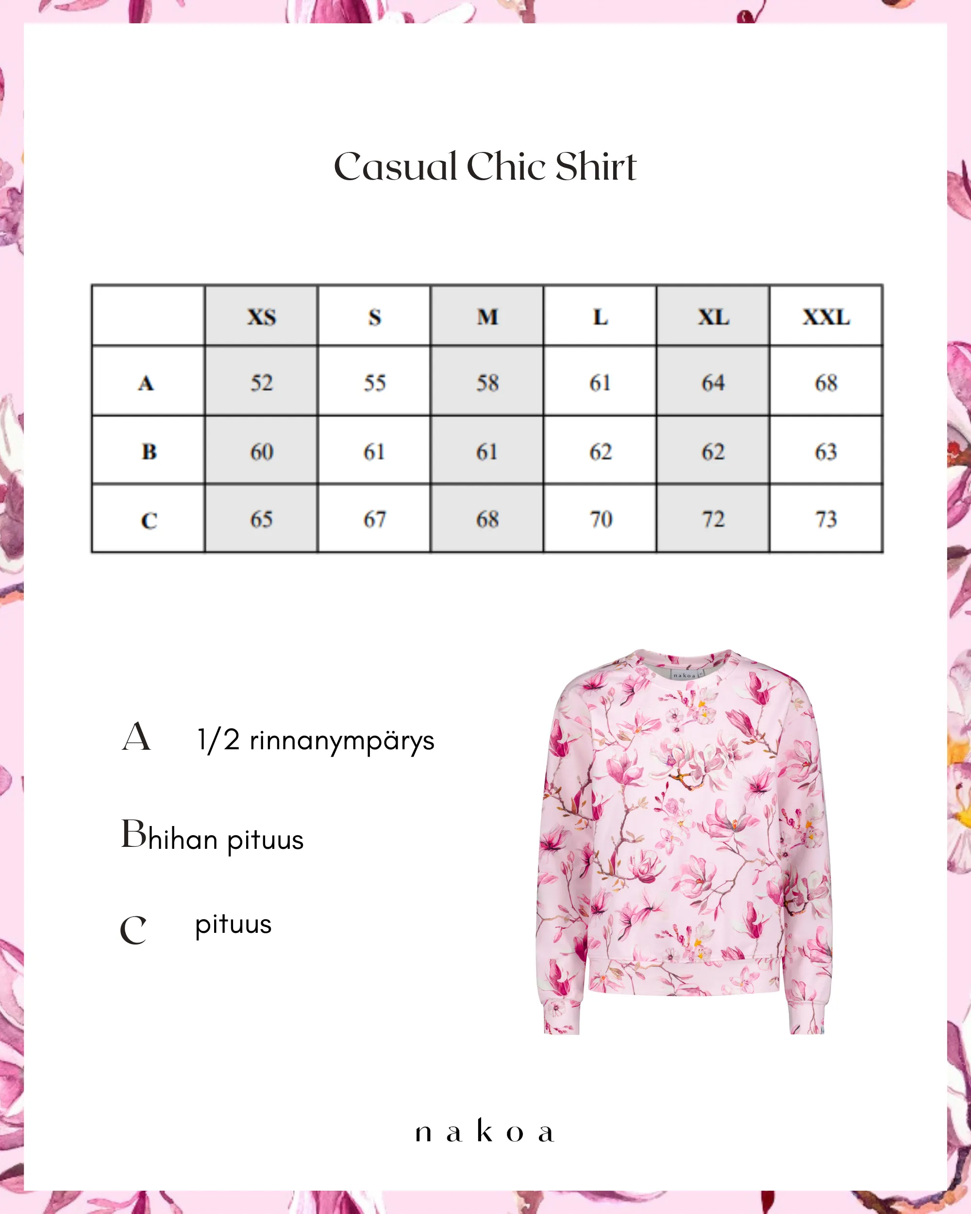 Casual Chic Print Shirt Ballet of Blossoms Pink