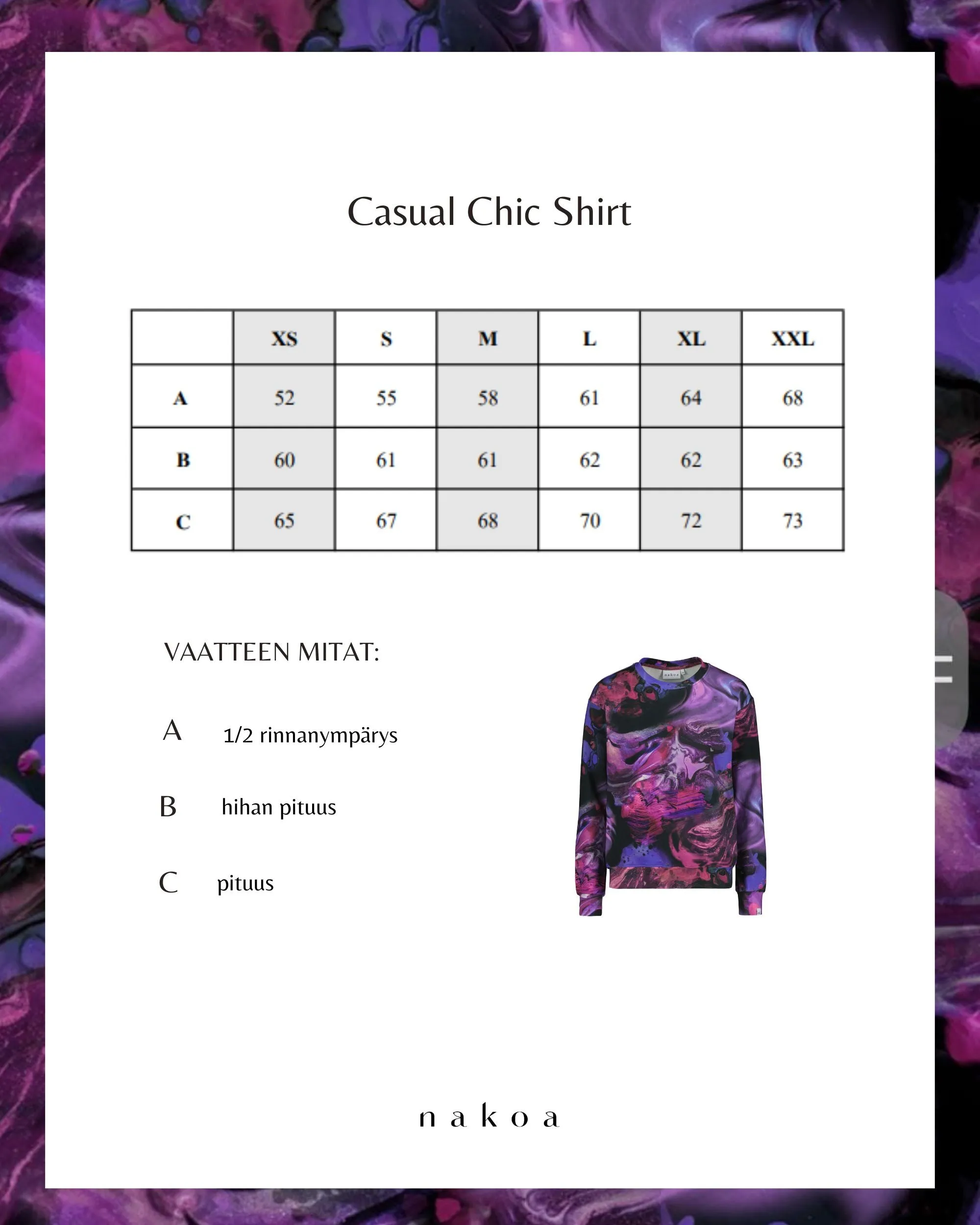 Casual Chic Print Shirt Marble