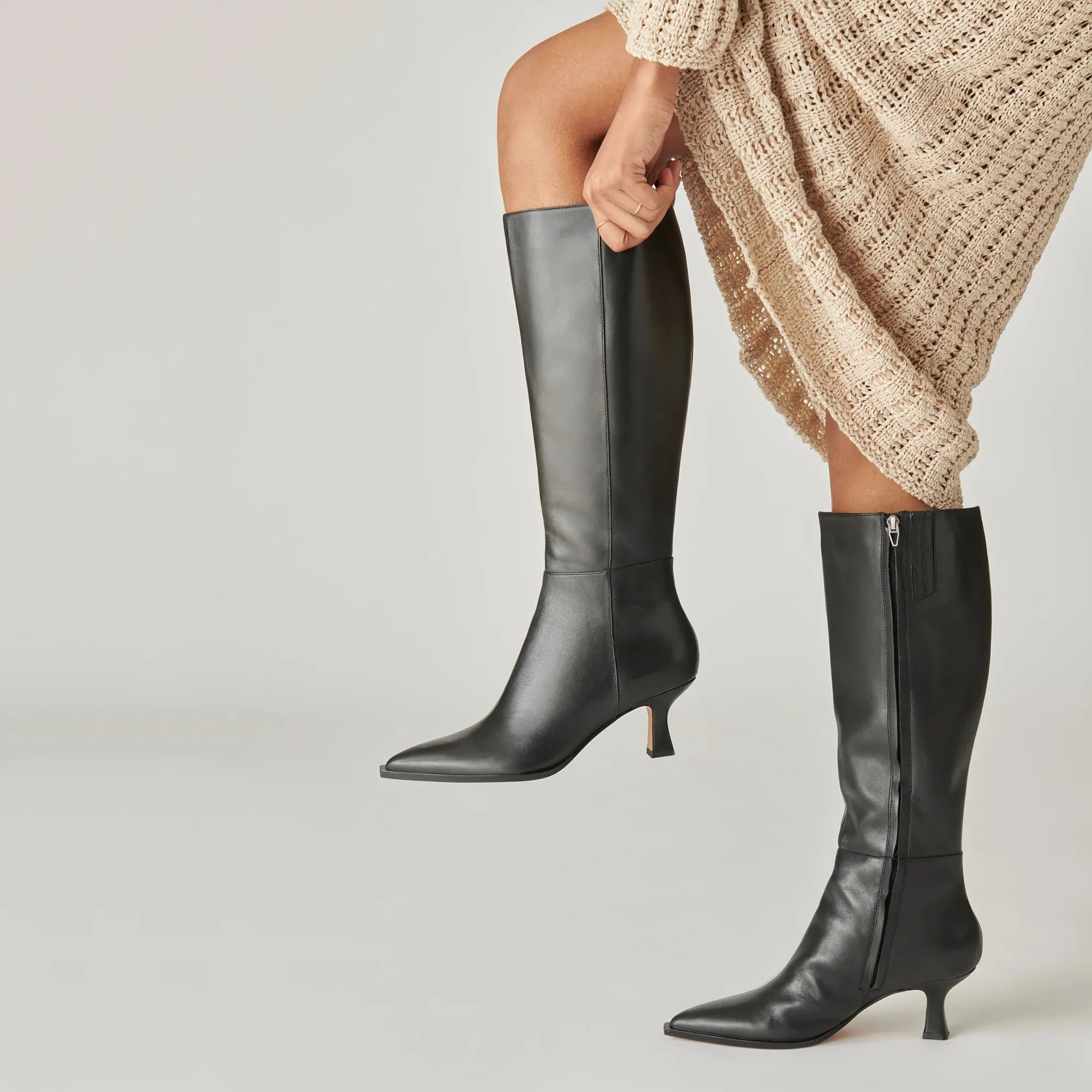 Dolce Vita Auggie Boots - Black Leather