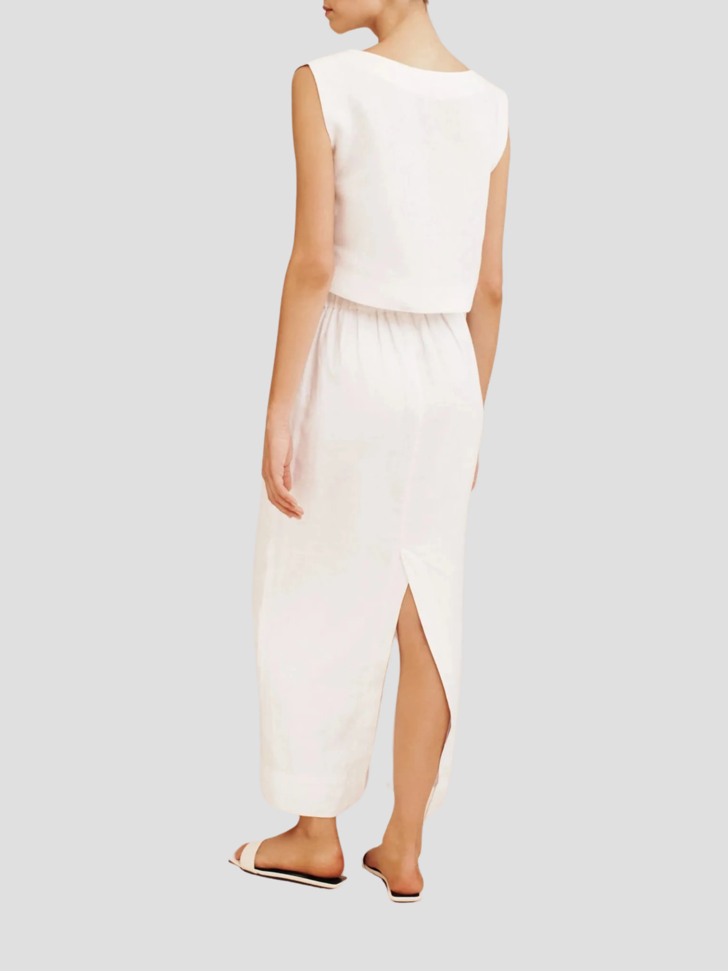 Emma Pencil Skirt in Ivory