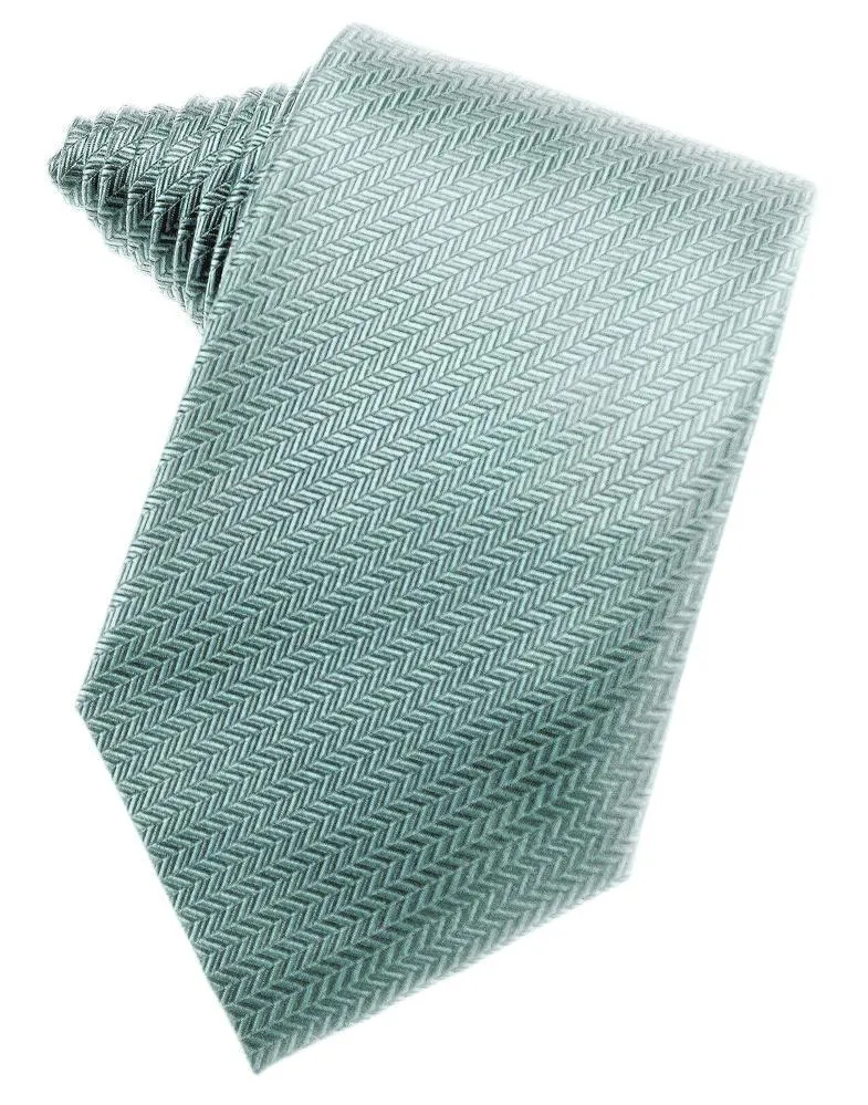 Espresso Herringbone Necktie