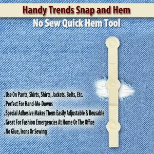 Handy Trends Snap and Hem No Sew Quick Hem Tool