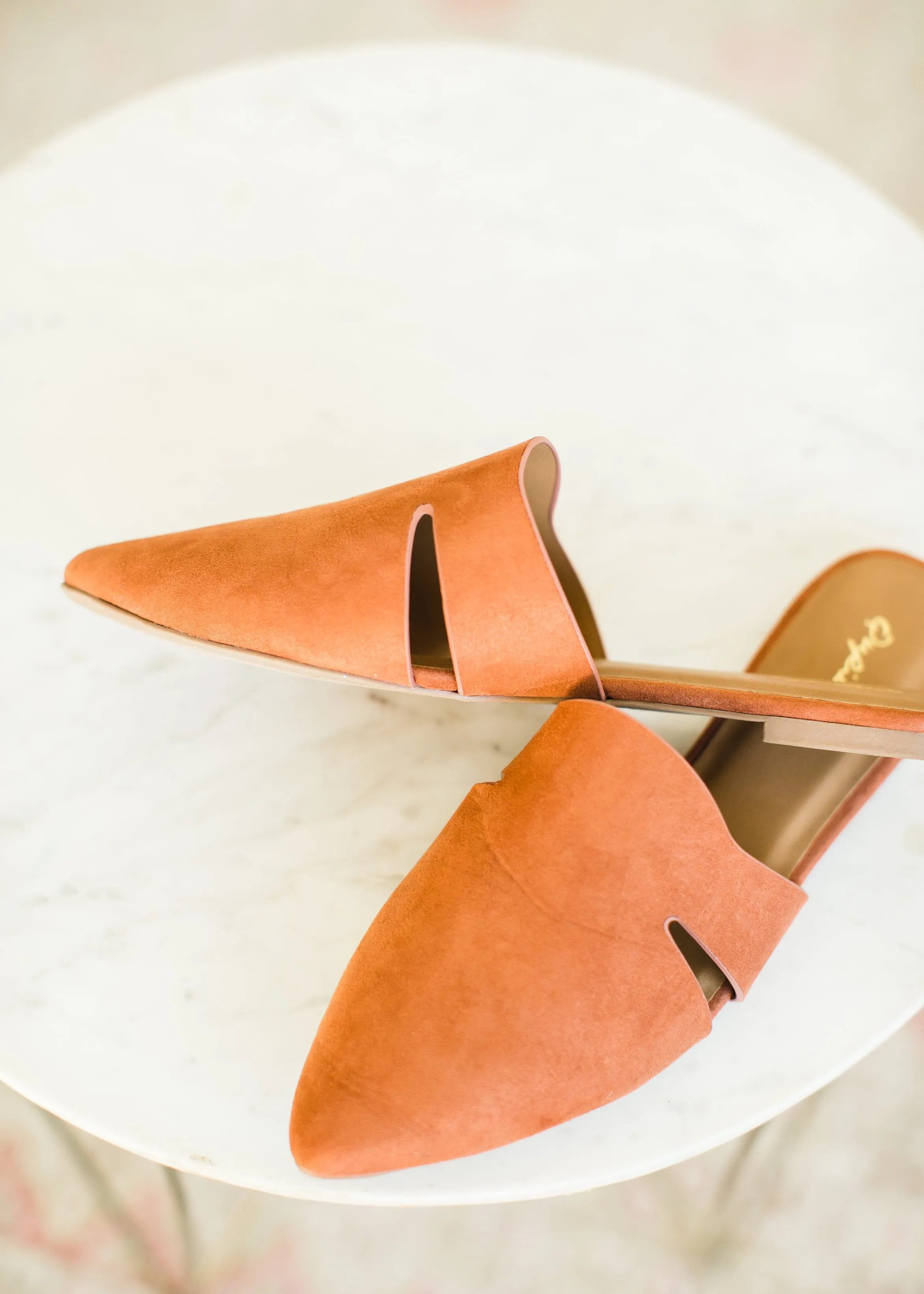 Hazel Suede Ballerina Mules - FINAL SALE