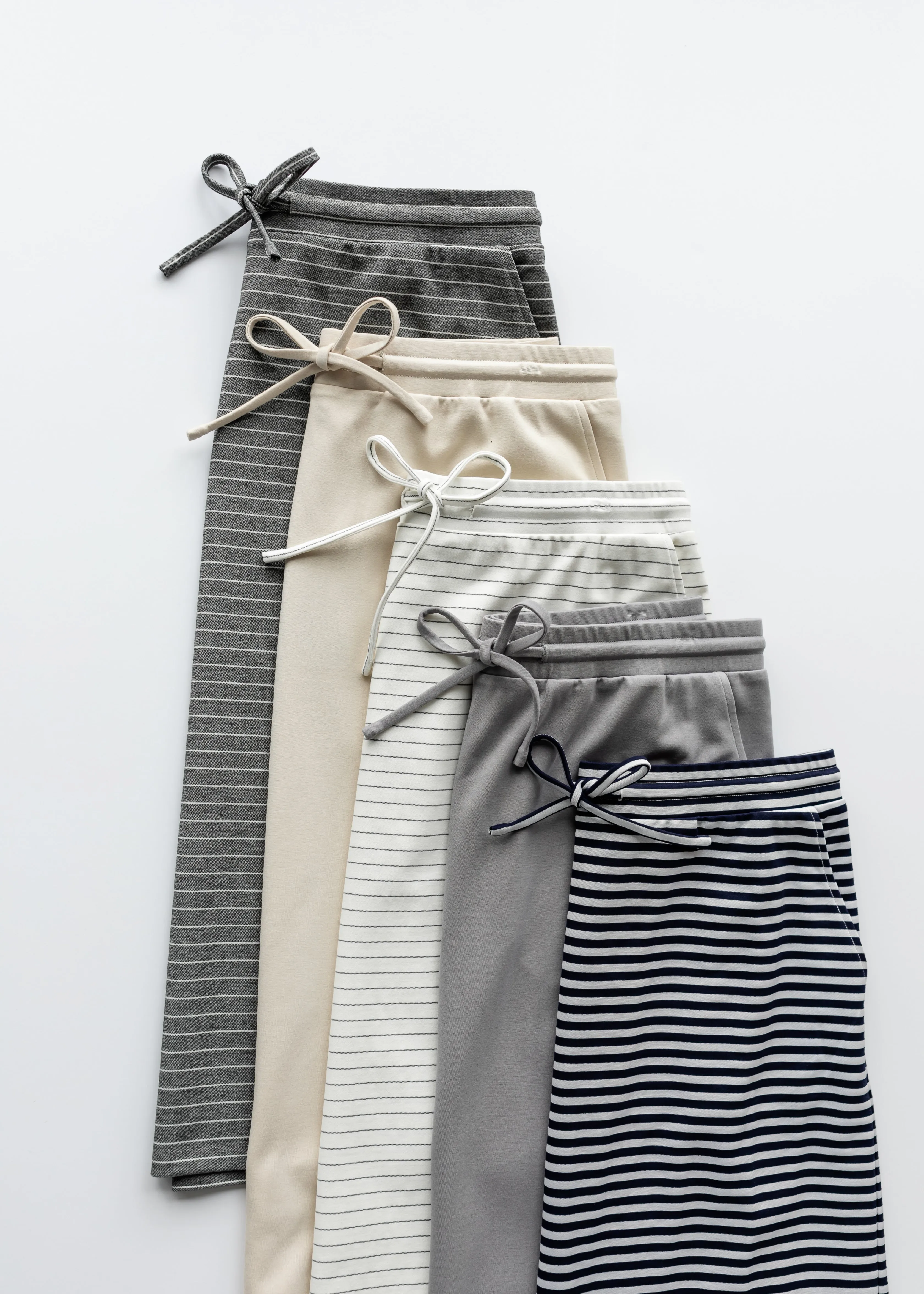 Jordan Gray Stripe Knit Midi Skirt - FINAL SALE