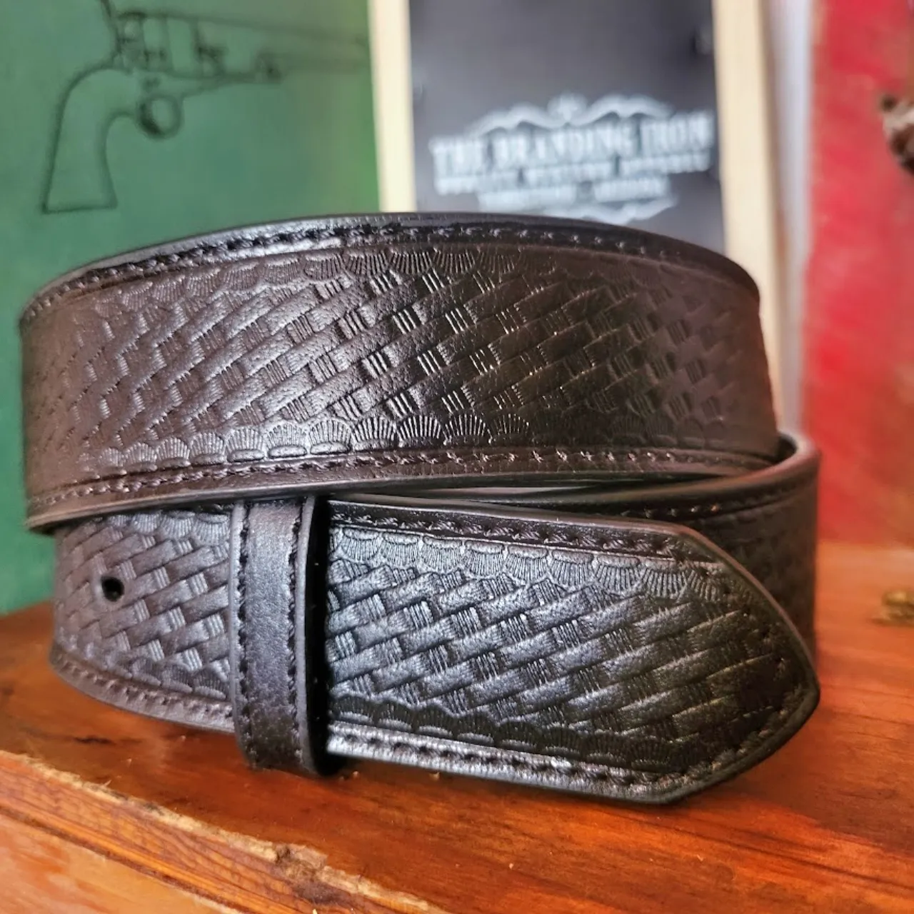 Leather Belt, the "Money Belt" by Nocona  N1012001