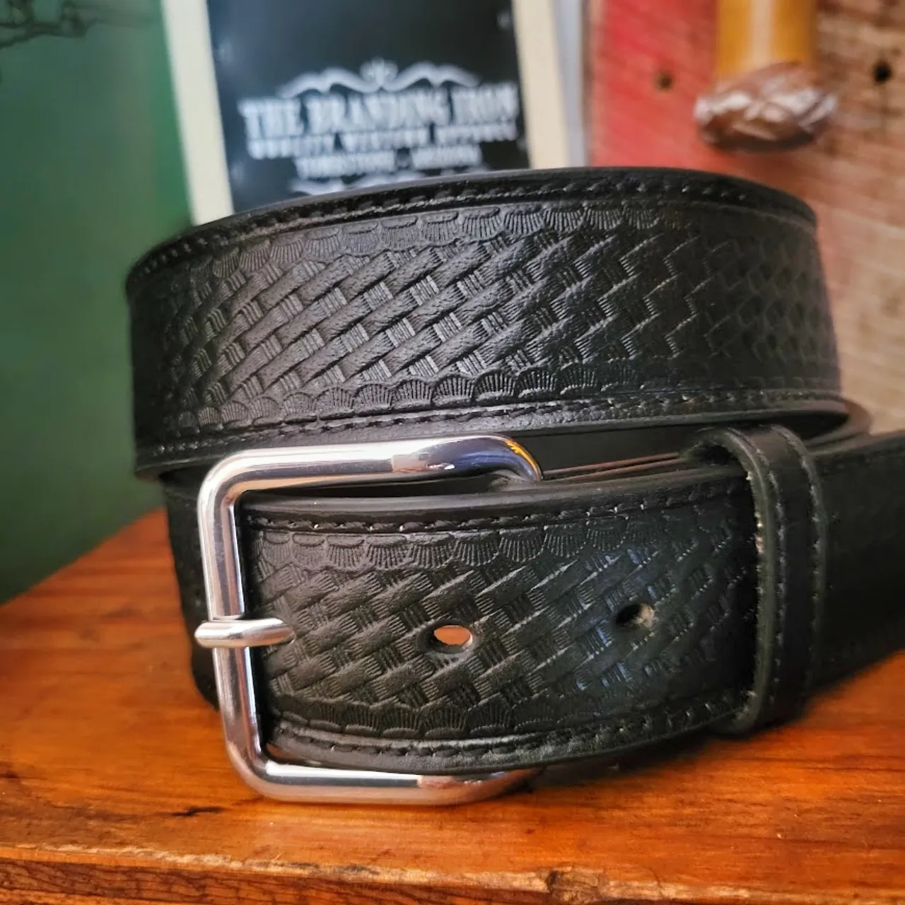 Leather Belt, the "Money Belt" by Nocona  N1012001