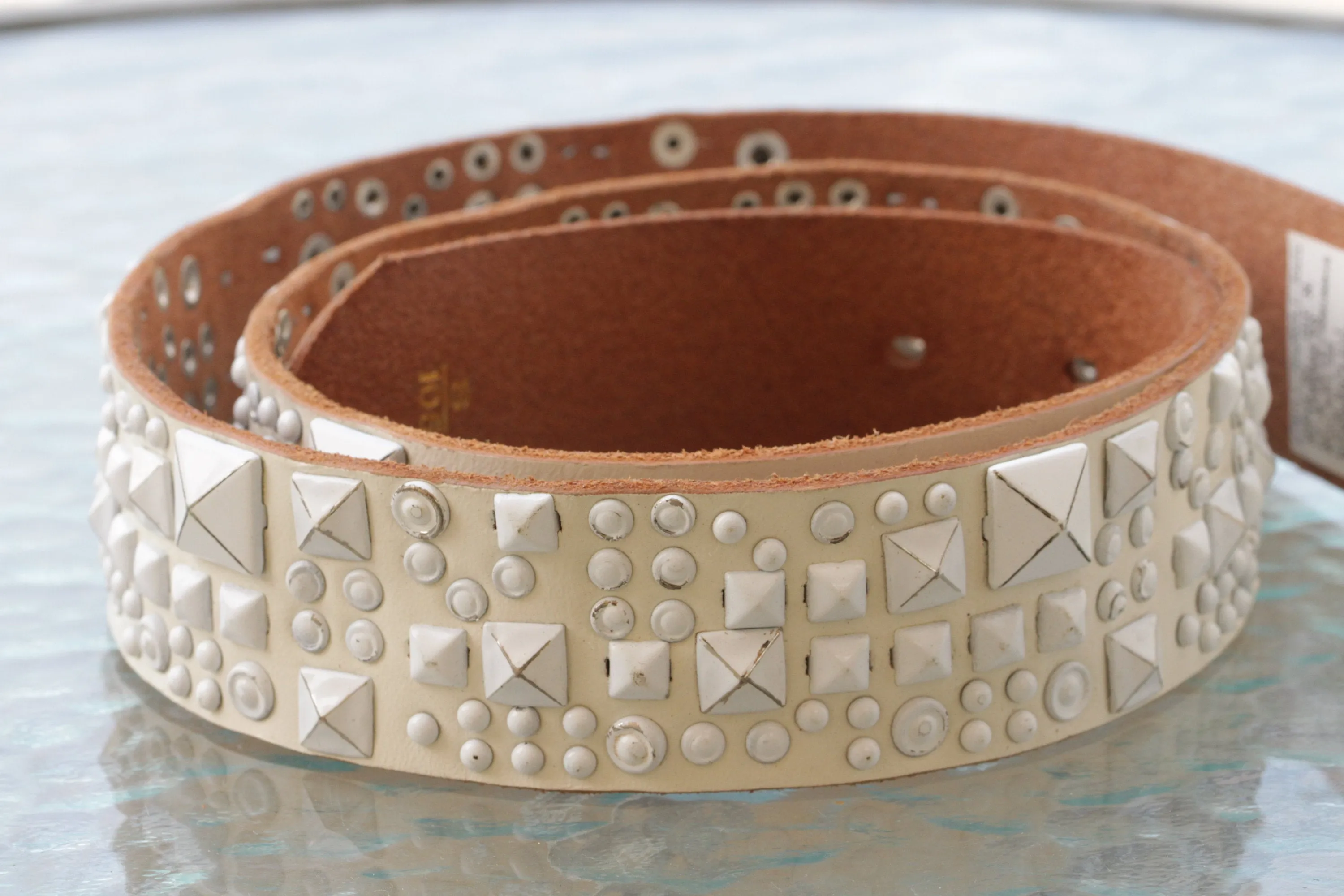 Leather Studded Belts