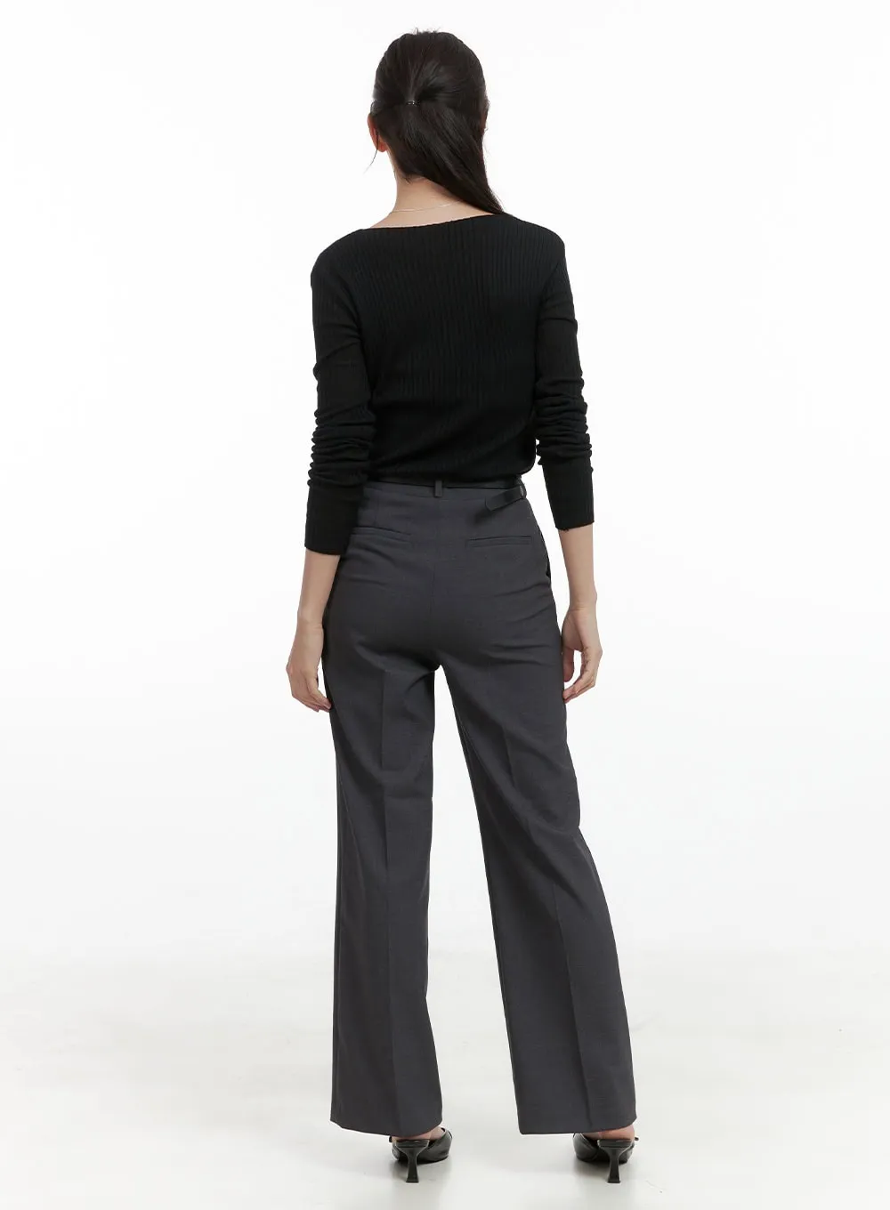 Loose Fit Tailored Pants OL416