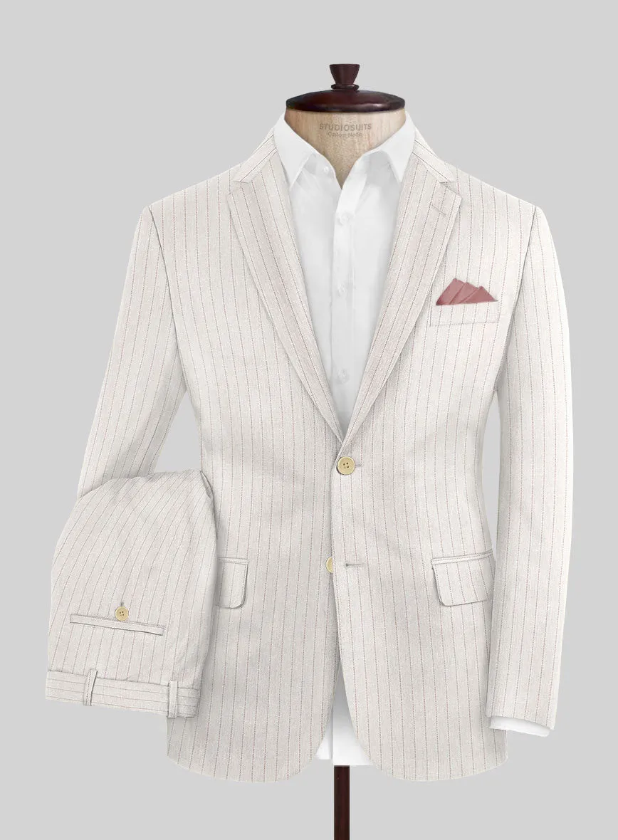 Loro Piana Benedetto Linen Wool Silk Suit