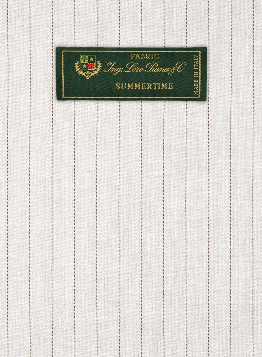 Loro Piana Benedetto Linen Wool Silk Suit