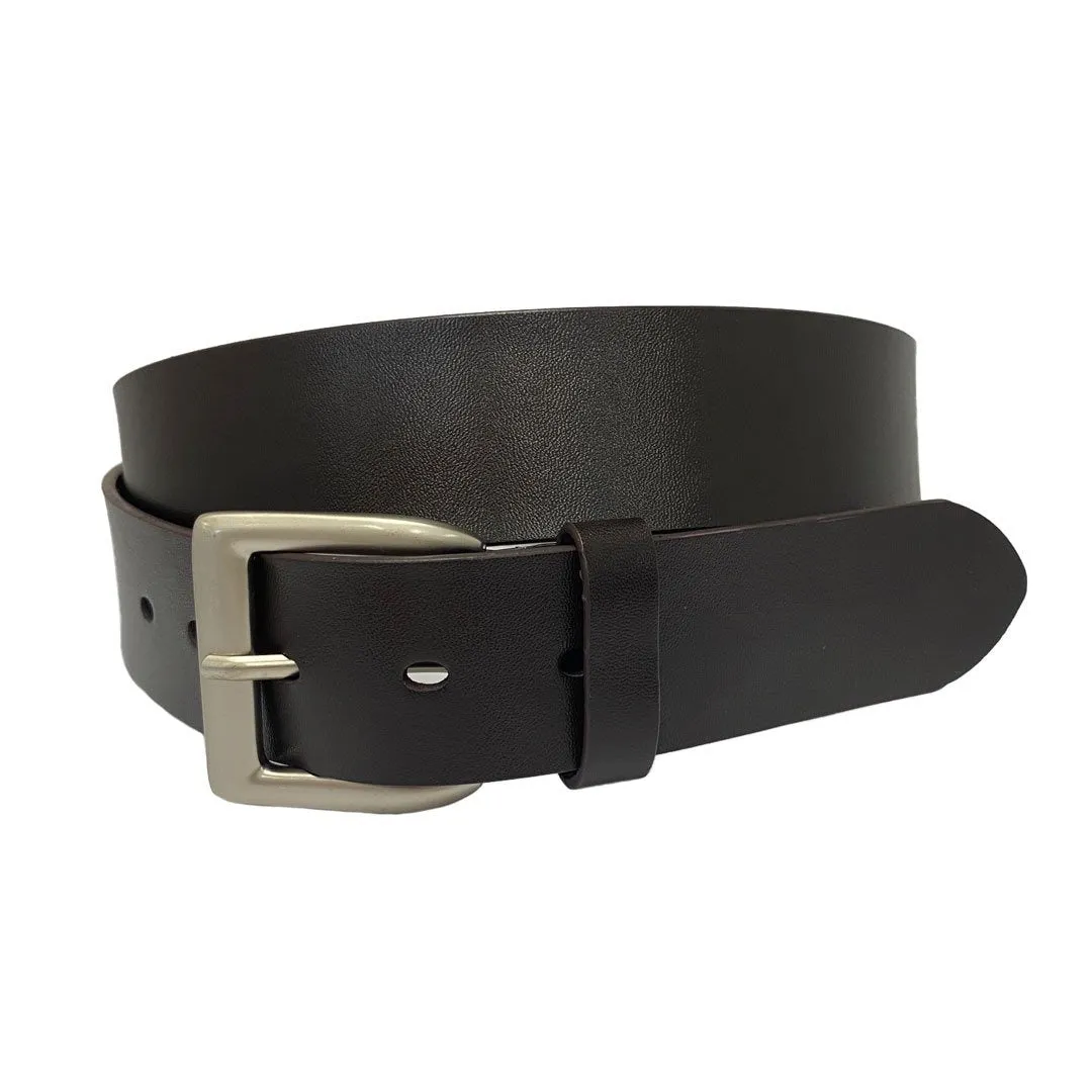 MARK - Men's Chocolate Brown Genuine Leather Belt