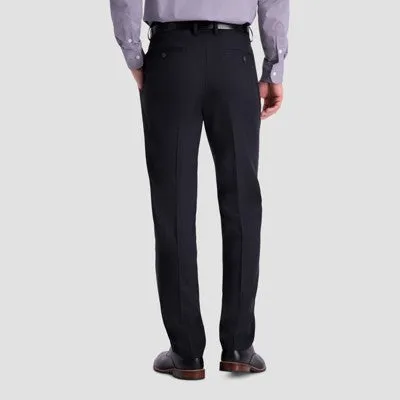 New - Haggar H26 Men's Mid Rise Tailored Fit Full Pants Lightweight