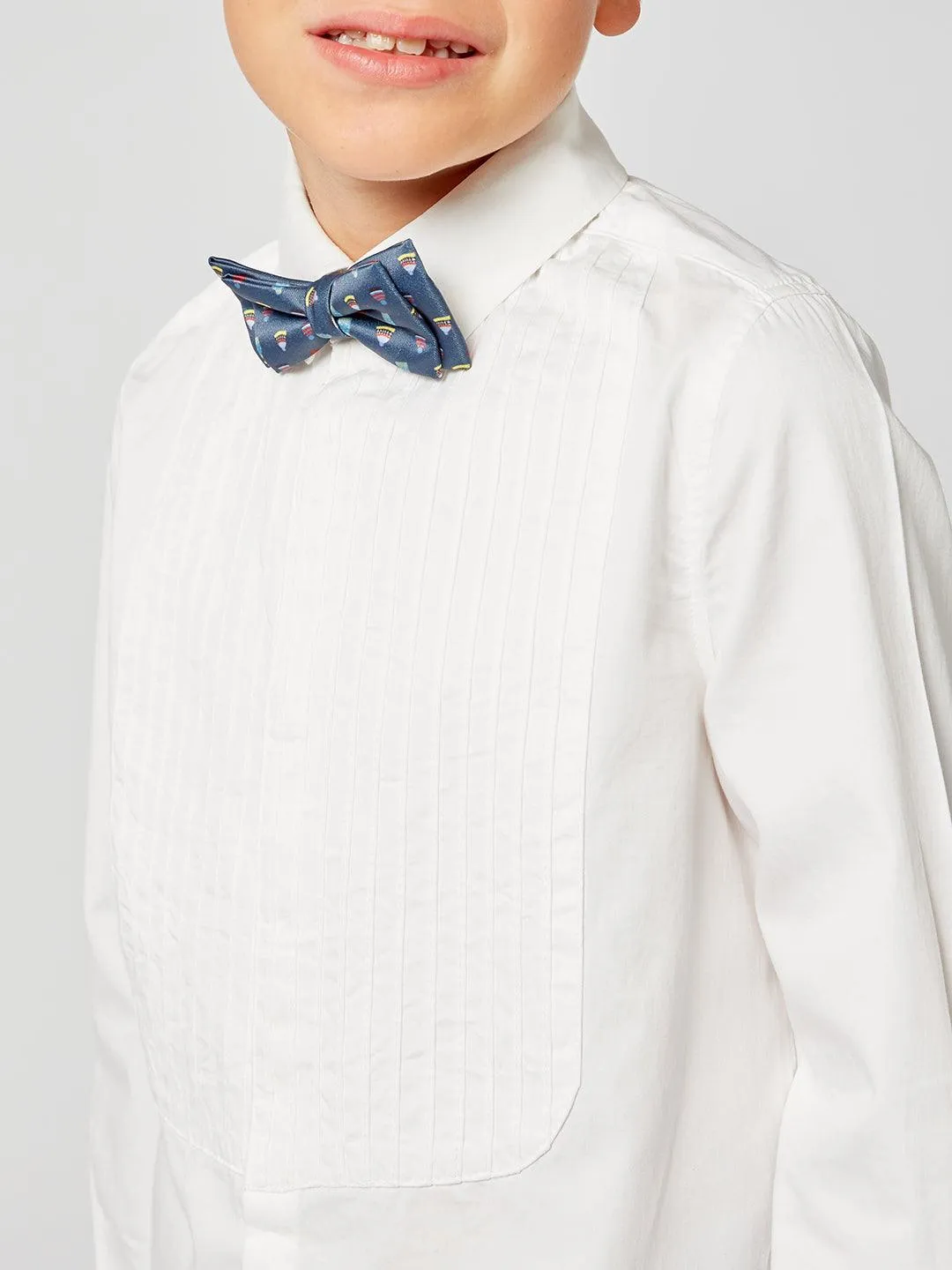 One Friday Off White Shirt With Bow