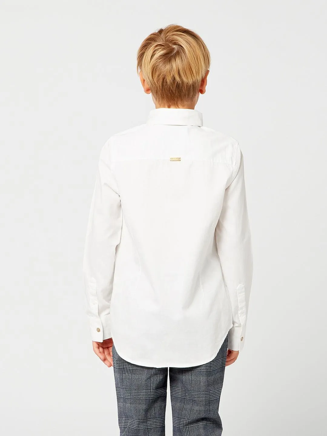 One Friday Off White Shirt With Bow