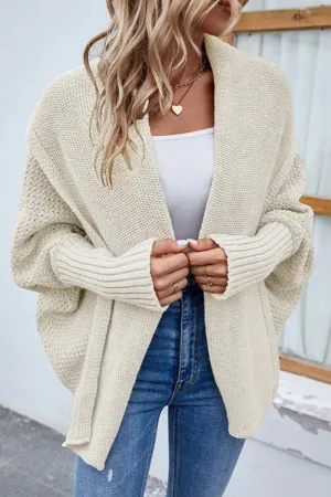 Open Front Shawl Cardigan