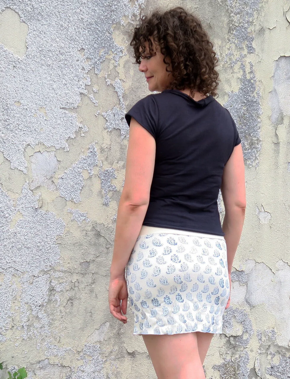 Pencil Mini BLOCK PRINTED Skirt