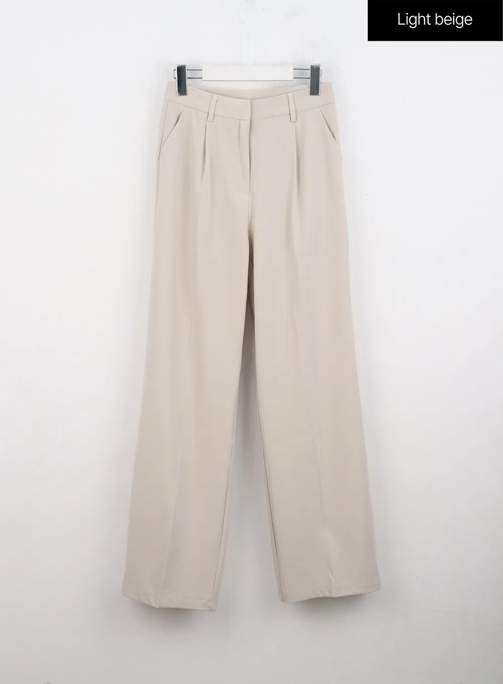 Pintuck Wide-Fit Tailored Pants ON303