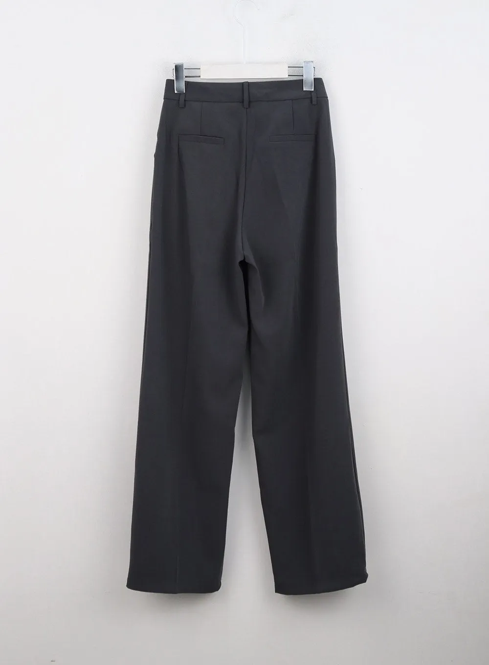 Pintuck Wide-Fit Tailored Pants ON303