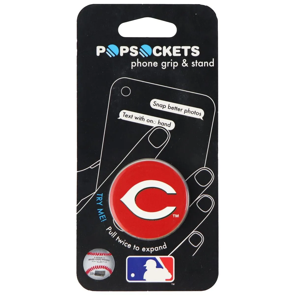 PopSockets: Collapsible Grip & Stand for Phones & Tablets - MLB Cincinnati Reds