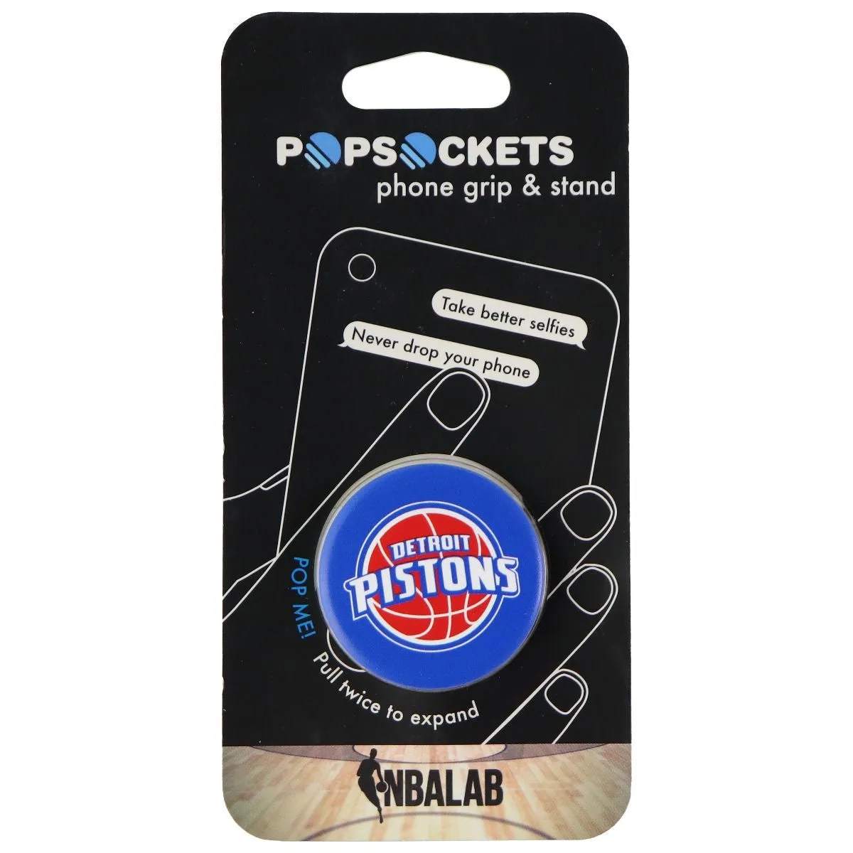 PopSockets: Collapsible Grip & Stand for Phones & Tablets - NBA Detroit Pistons