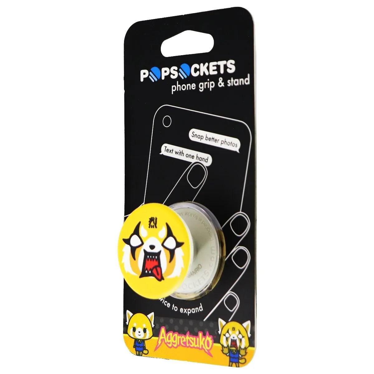 PopSockets: Collapsible Grip & Stand for Phones Tablets - Aggretsuko Face