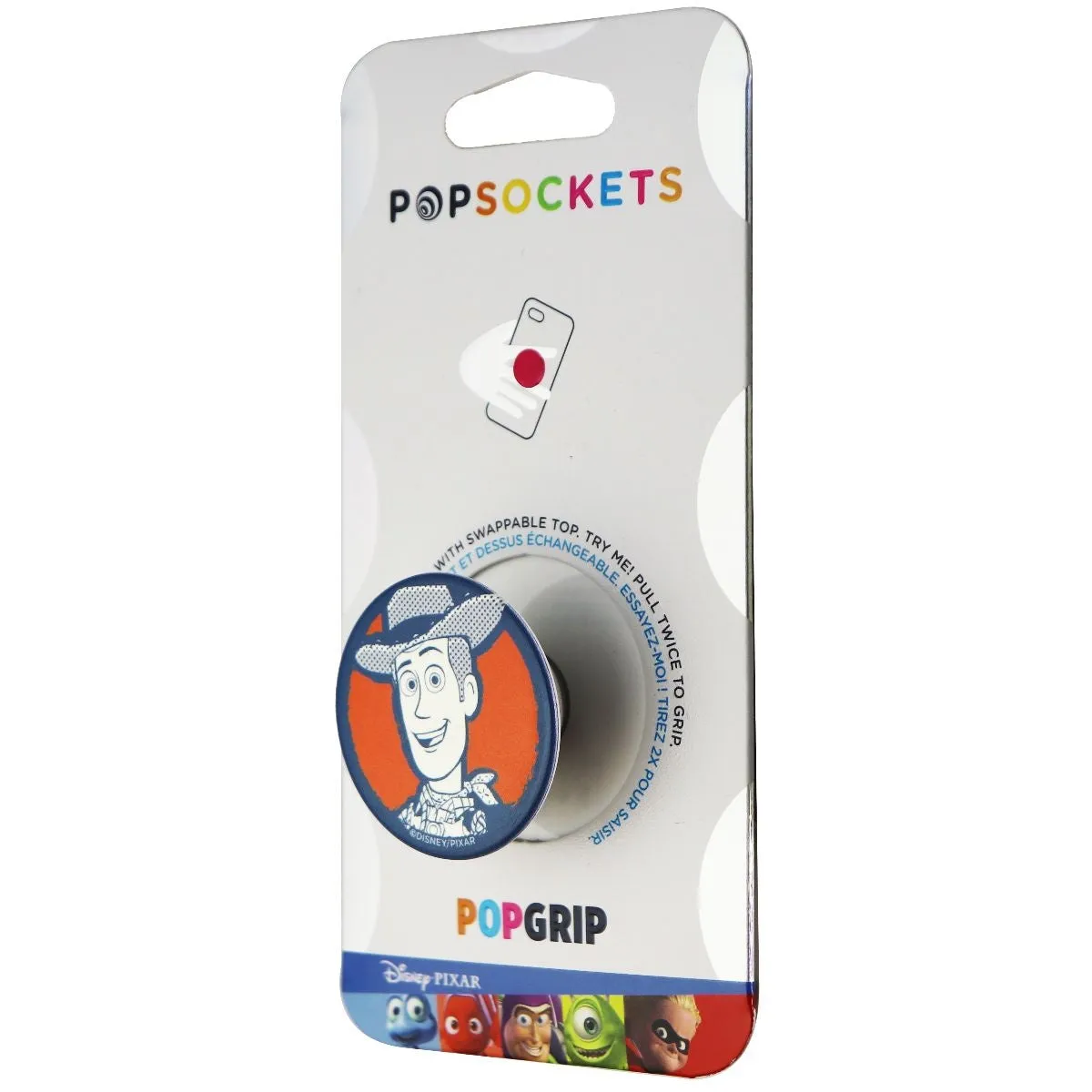 PopSockets PopGrip: Swappable Grip for Phones & Tablets - Toy Story Woody Gloss