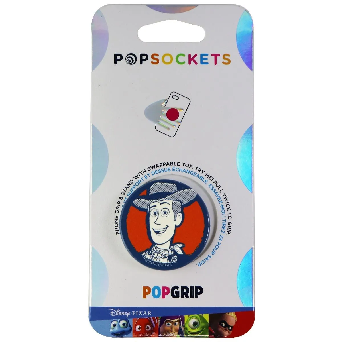 PopSockets PopGrip: Swappable Grip for Phones & Tablets - Toy Story Woody Gloss