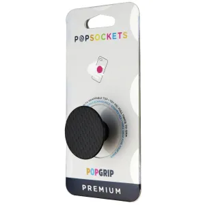 PopSockets: PopGrip with a Swappable Top for Phones & Tablets - Carbonite Weave