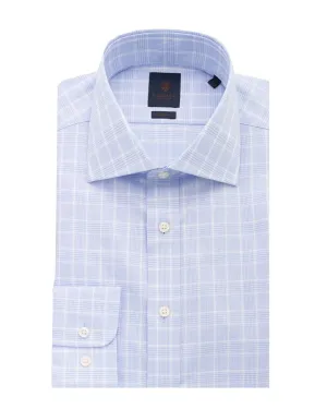 Sky Glen Check Easy-iron Shirt