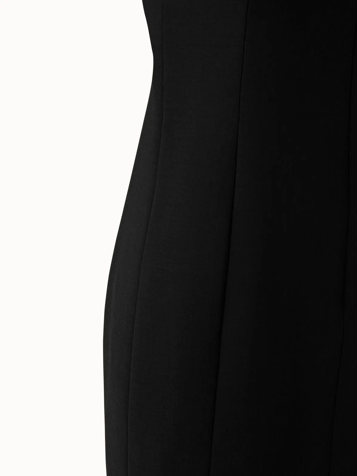 Sleeveless Sheath Dress from Wool Double-Face