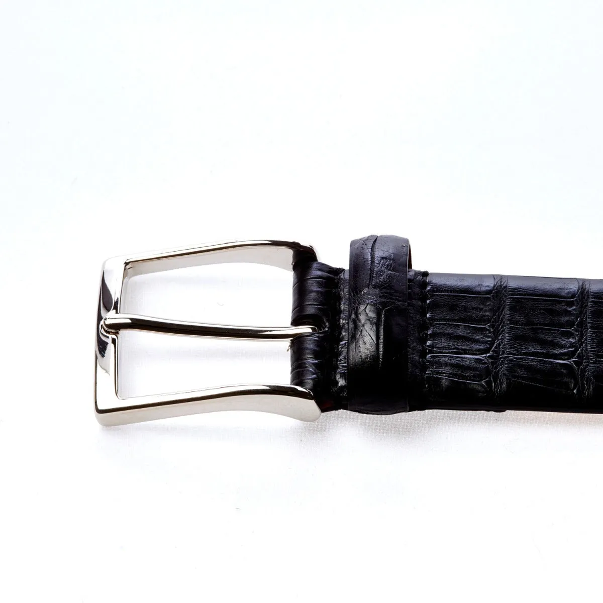 Sovereign Grade Black Crocodile Belt