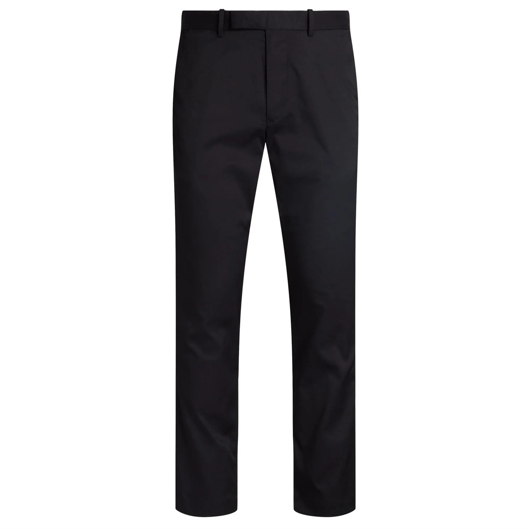 Tailored Fit Performance Twill Pants Polo Black - SS24