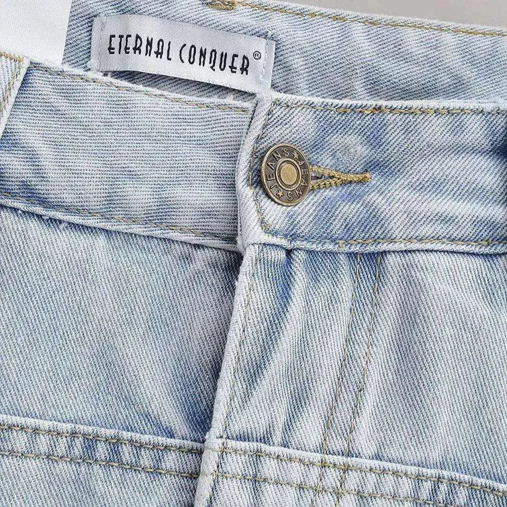 Ultra short urban denim skirt