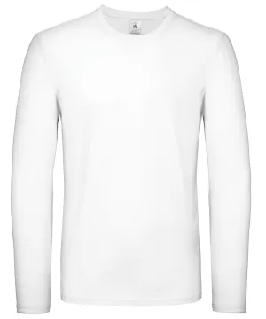 White - B&C #E150 long sleeve